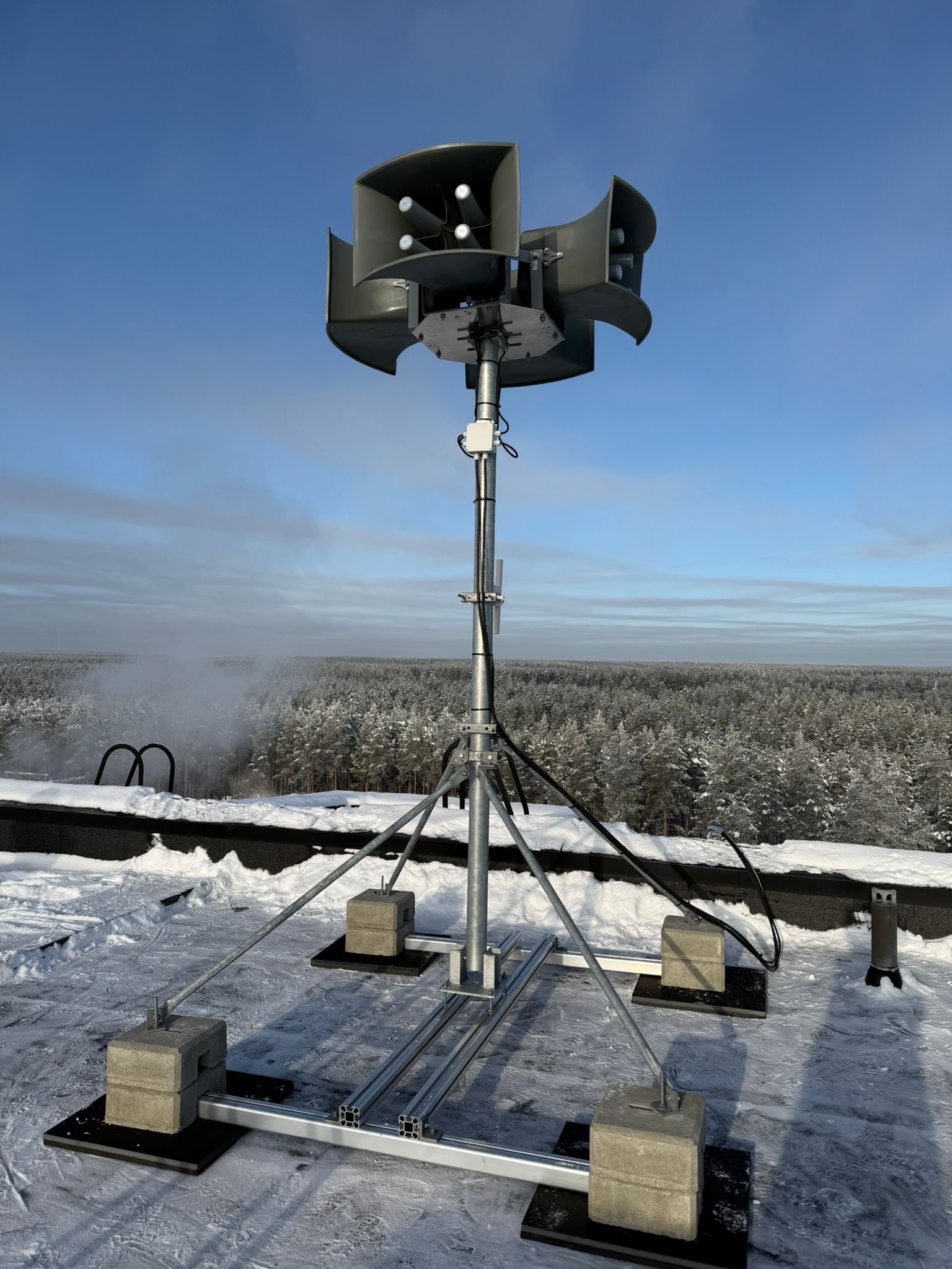 High-power alarm installed by Vaiscom